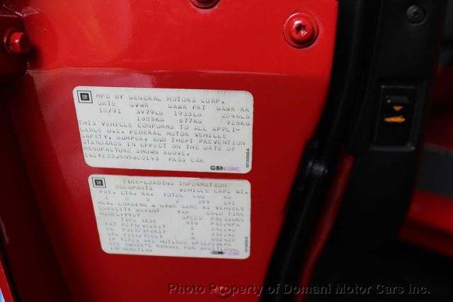 1992 Chevrolet Corvette 4,316 ORIGINAL MILES ,  OUT OF A 27 YEAR OWNERSHIP - 21365391 - 55