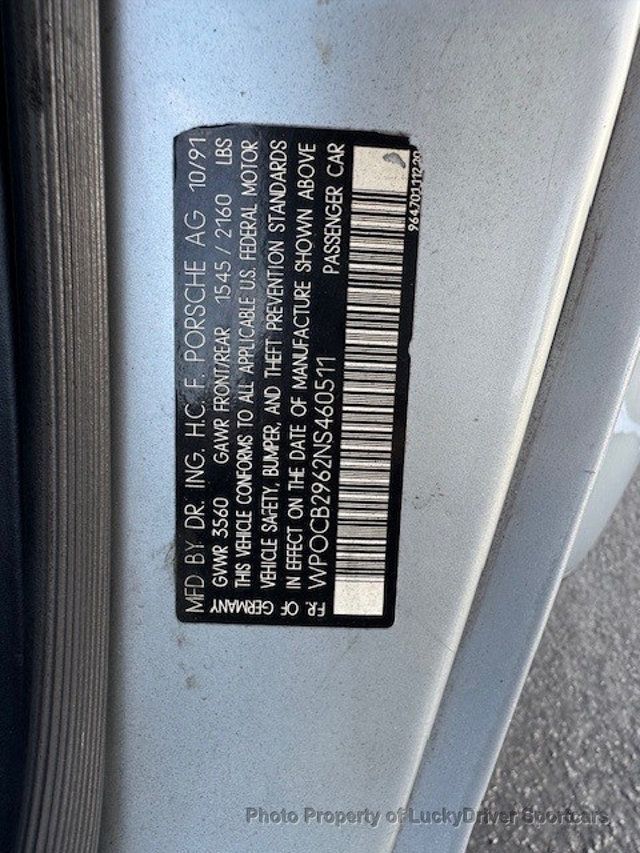 1992 Porsche 911 America Roadster 2dr America Roadster 5-Speed - 23003312 - 41