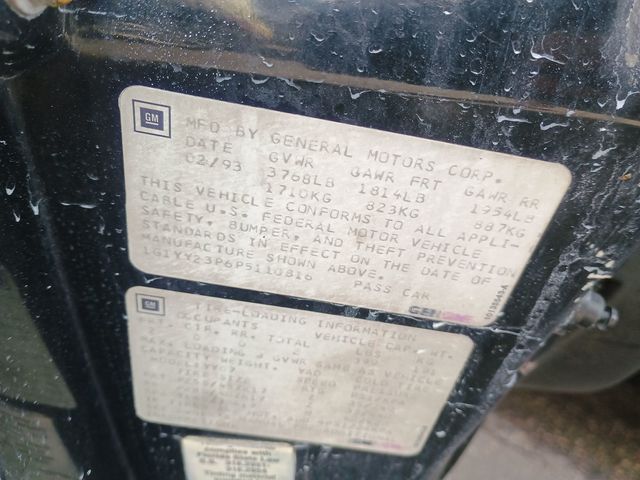 1993 Chevrolet Corvette 2dr Coupe Hatchback Clean Carfax Florida Car - 23015071 - 11