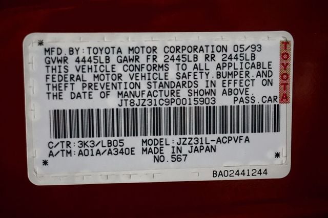 1993 Lexus SC 300 *SC300 Coupe* *2JZ 3.0L 6-Cylinder* *Low Miles* *Rare-Find*  - 22959960 - 18