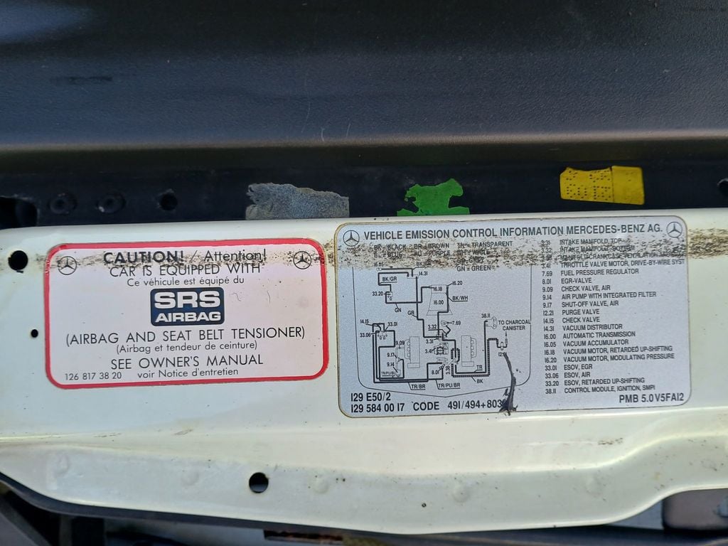 1993 Mercedes-Benz 500 Series 500 Series 2dr Coupe/Roadster 500SL Clean Carfax - 22920582 - 51