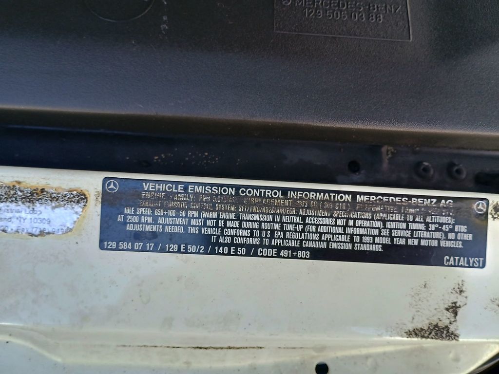 1993 Mercedes-Benz 500 Series 500 Series 2dr Coupe/Roadster 500SL Clean Carfax - 22920582 - 52