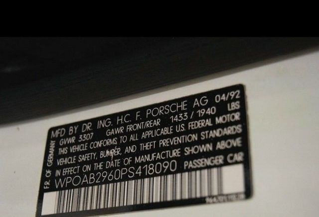 1993 Porsche 964 RS AMERICA 911 Carrera RS America - 19401890 - 44