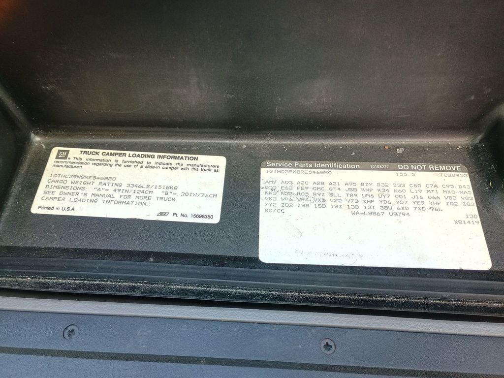 1994 GMC Sierra 3500 Club Coupe 155.5" WB DRW 1 Owner Florida Dually Truck - 22944967 - 58