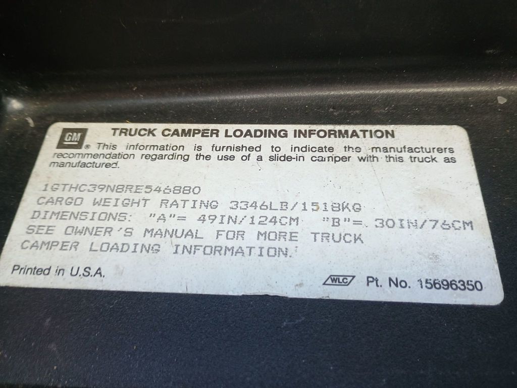 1994 GMC Sierra 3500 Club Coupe 155.5" WB DRW 1 Owner Florida Dually Truck - 22944967 - 59