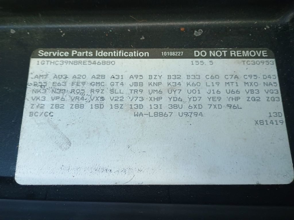 1994 GMC Sierra 3500 Club Coupe 155.5" WB DRW 1 Owner Florida Dually Truck - 22944967 - 60