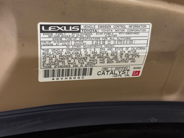 1994 Lexus SC 400  - 22769287 - 80