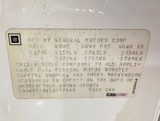 1995 Cadillac Concours 4dr Sedan - 22935607 - 25