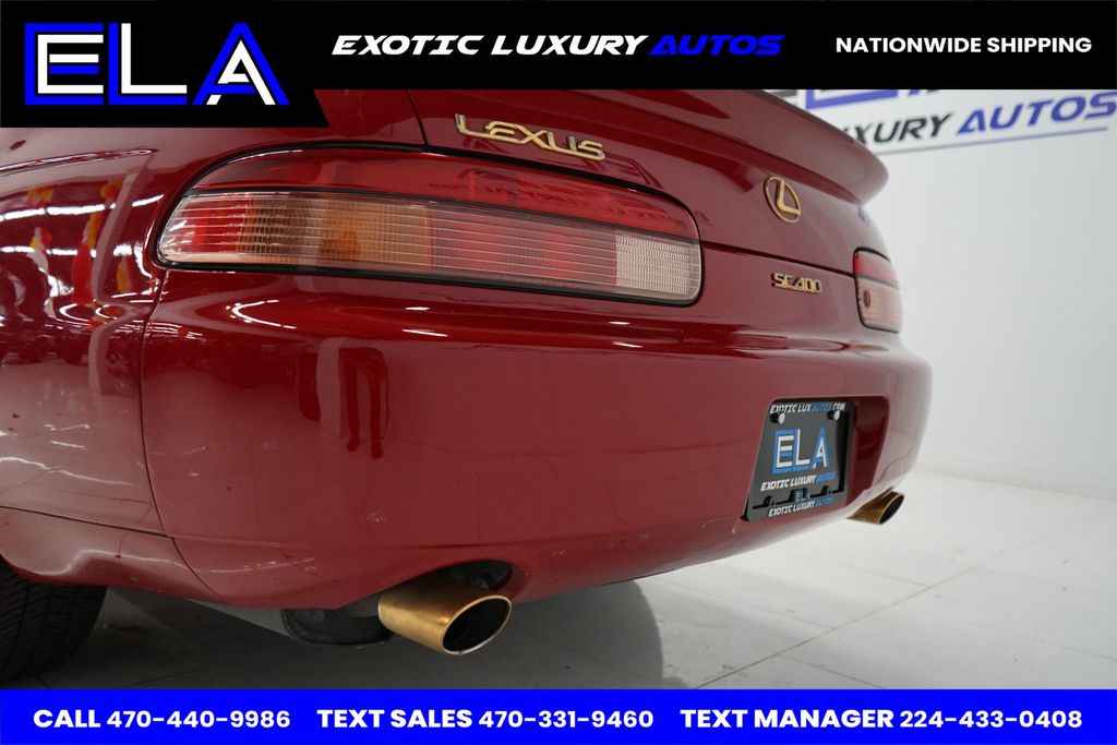 1995 Lexus SC 400 OWNED IN CALIFORNIA ! HARD TO FIND BLACK INTERIOR! CHROME WHEELS - 22556859 - 9