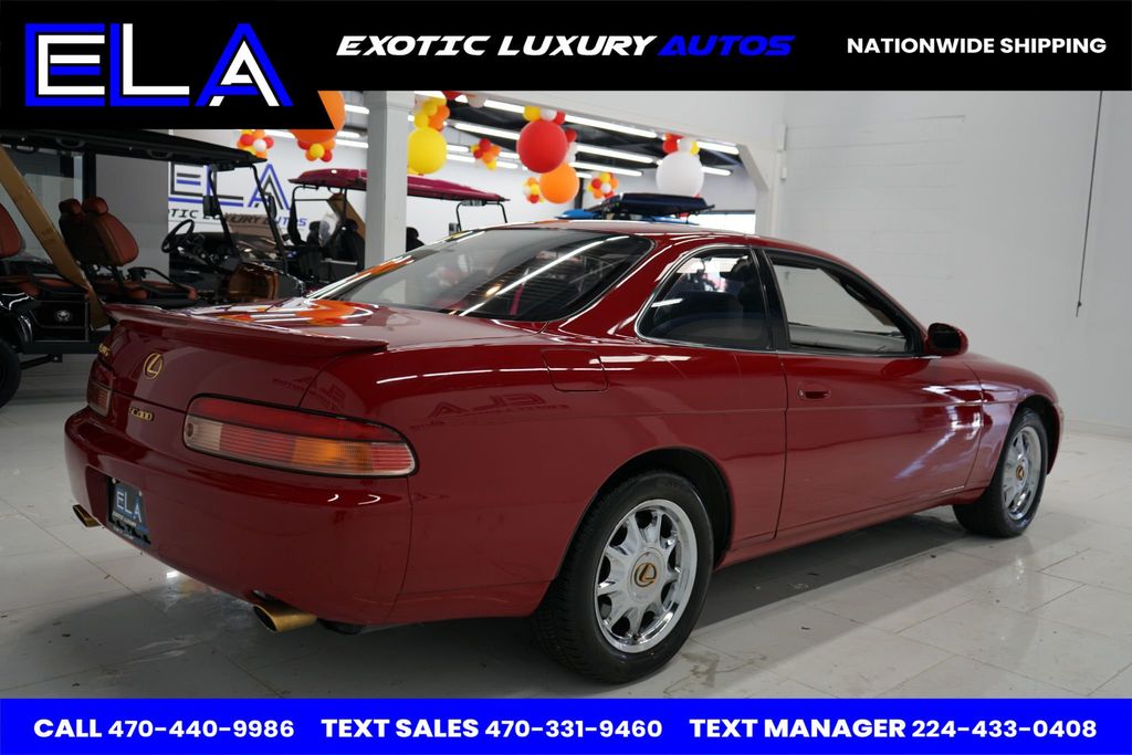 1995 Lexus SC 400 OWNED IN CALIFORNIA ! HARD TO FIND BLACK INTERIOR! CHROME WHEELS - 22556859 - 11