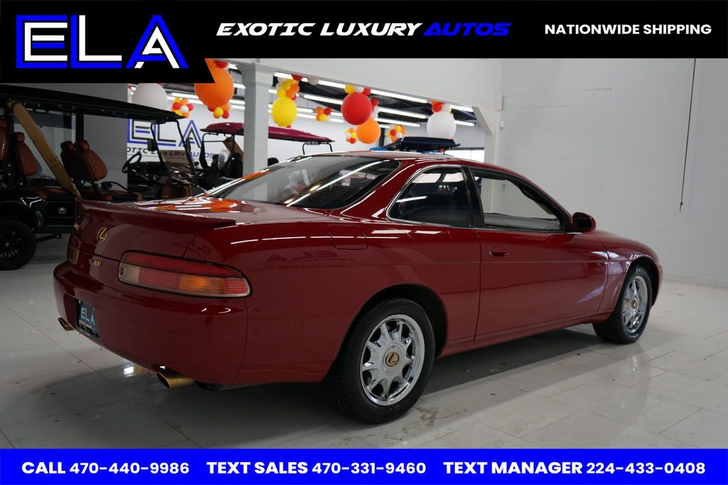 1995 Lexus SC 400 OWNED IN CALIFORNIA ! HARD TO FIND BLACK INTERIOR! CHROME WHEELS - 22556859 - 12