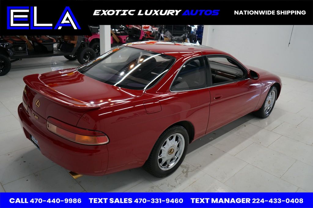 1995 Lexus SC 400 OWNED IN CALIFORNIA ! HARD TO FIND BLACK INTERIOR! CHROME WHEELS - 22556859 - 13