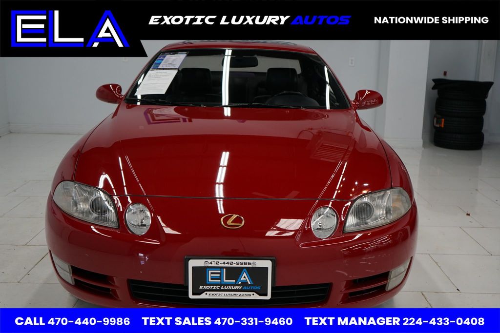 1995 Lexus SC 400 OWNED IN CALIFORNIA ! HARD TO FIND BLACK INTERIOR! CHROME WHEELS - 22556859 - 16