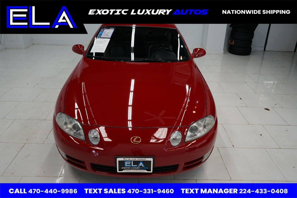 1995 Lexus SC 400 OWNED IN CALIFORNIA ! HARD TO FIND BLACK INTERIOR! CHROME WHEELS - 22556859 - 17