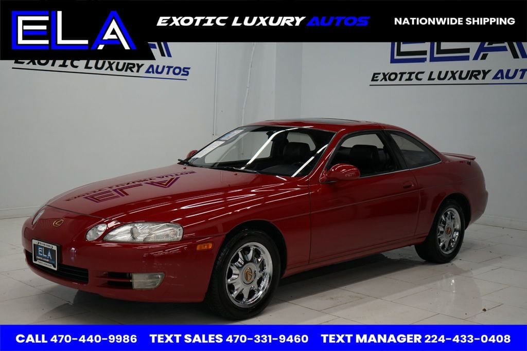 1995 Lexus SC 400 OWNED IN CALIFORNIA ! HARD TO FIND BLACK INTERIOR! CHROME WHEELS - 22556859 - 1