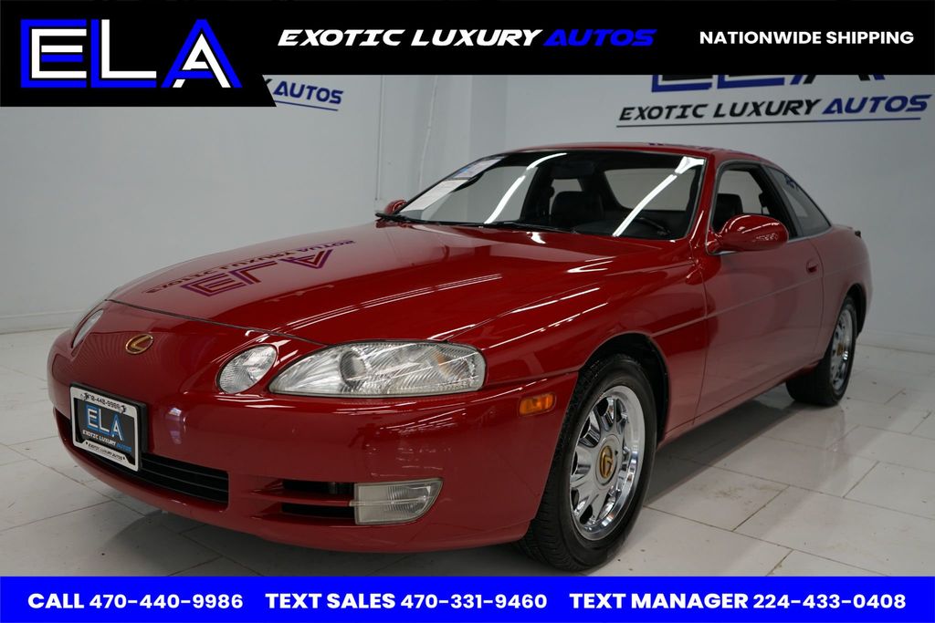 1995 Lexus SC 400 OWNED IN CALIFORNIA ! HARD TO FIND BLACK INTERIOR! CHROME WHEELS - 22556859 - 19