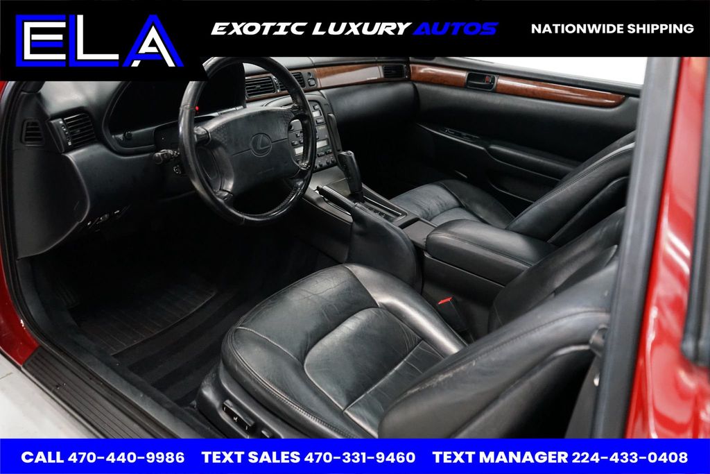 1995 Lexus SC 400 OWNED IN CALIFORNIA ! HARD TO FIND BLACK INTERIOR! CHROME WHEELS - 22556859 - 22