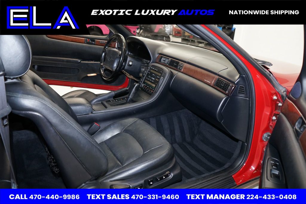 1995 Lexus SC 400 OWNED IN CALIFORNIA ! HARD TO FIND BLACK INTERIOR! CHROME WHEELS - 22556859 - 26