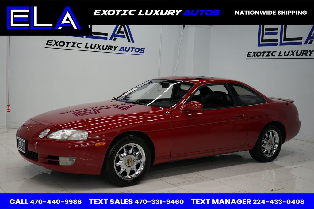 1995 Lexus SC 400 OWNED IN CALIFORNIA ! HARD TO FIND BLACK INTERIOR! CHROME WHEELS - 22556859 - 2