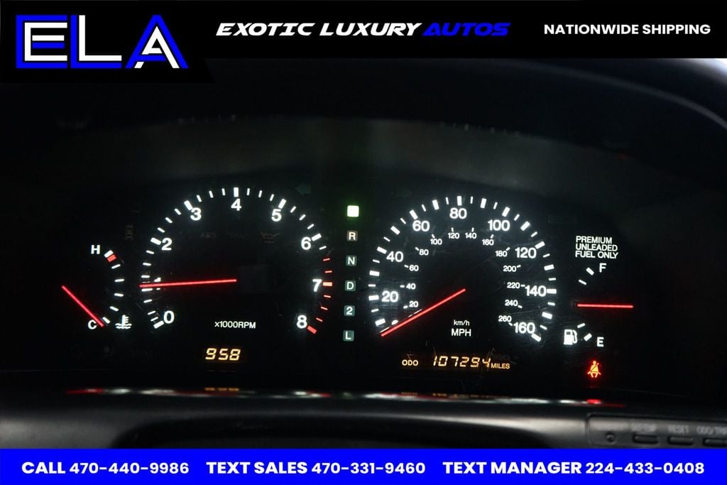 1995 Lexus SC 400 OWNED IN CALIFORNIA ! HARD TO FIND BLACK INTERIOR! CHROME WHEELS - 22556859 - 37