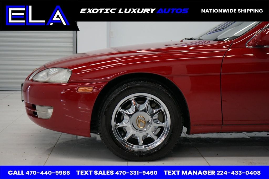 1995 Lexus SC 400 OWNED IN CALIFORNIA ! HARD TO FIND BLACK INTERIOR! CHROME WHEELS - 22556859 - 4