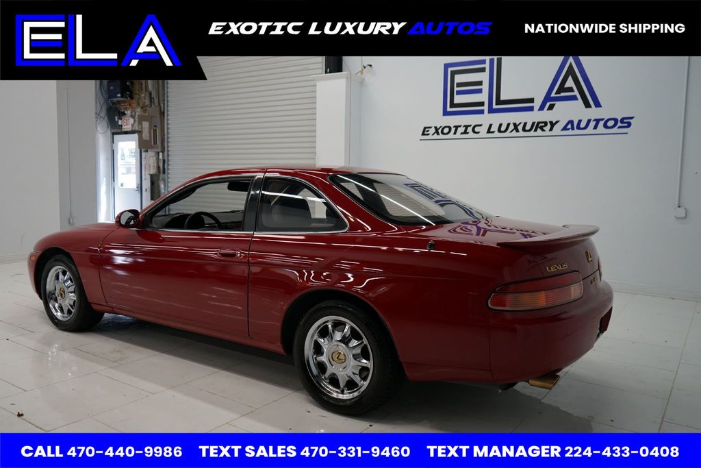 1995 Lexus SC 400 OWNED IN CALIFORNIA ! HARD TO FIND BLACK INTERIOR! CHROME WHEELS - 22556859 - 6