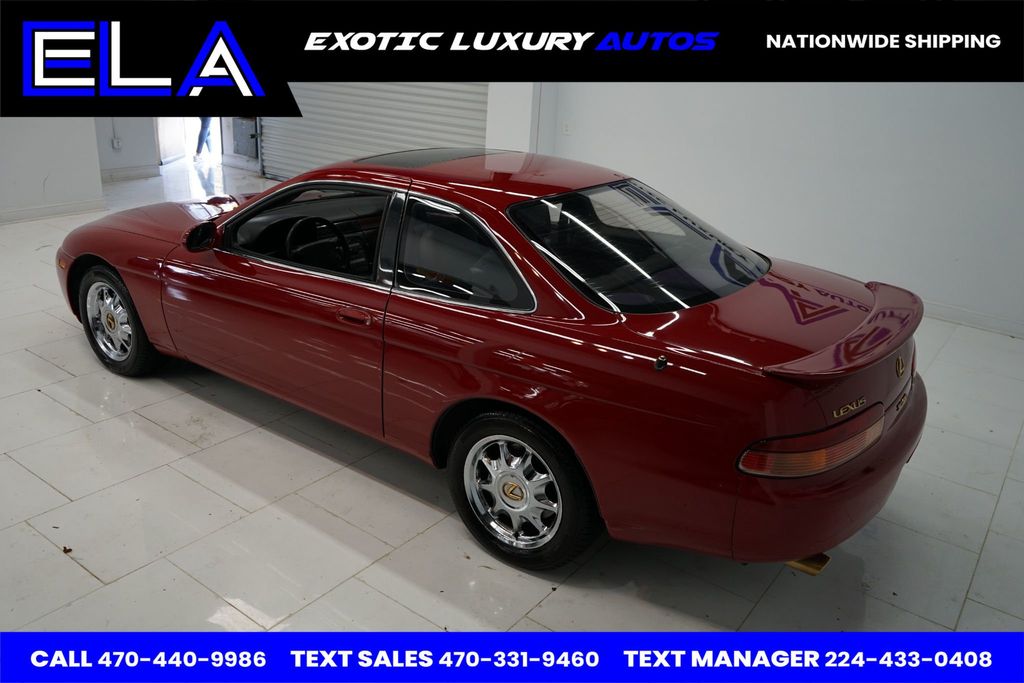 1995 Lexus SC 400 OWNED IN CALIFORNIA ! HARD TO FIND BLACK INTERIOR! CHROME WHEELS - 22556859 - 8