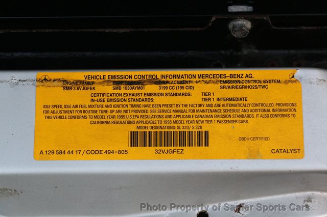 1995 Mercedes-Benz SL Class SL Class 2dr Roadster 3.2L - 22986946 - 40
