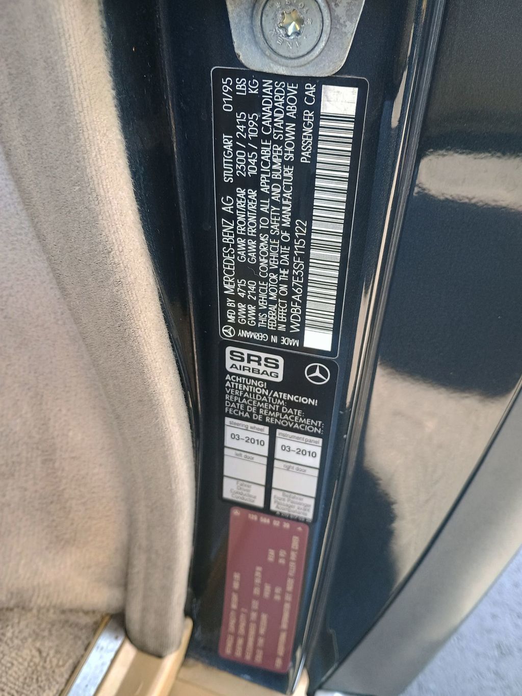 1995 Mercedes-Benz SL Class SL Class 2dr Roadster 5.0L Clean Carfax Florida Car - 22989766 - 19