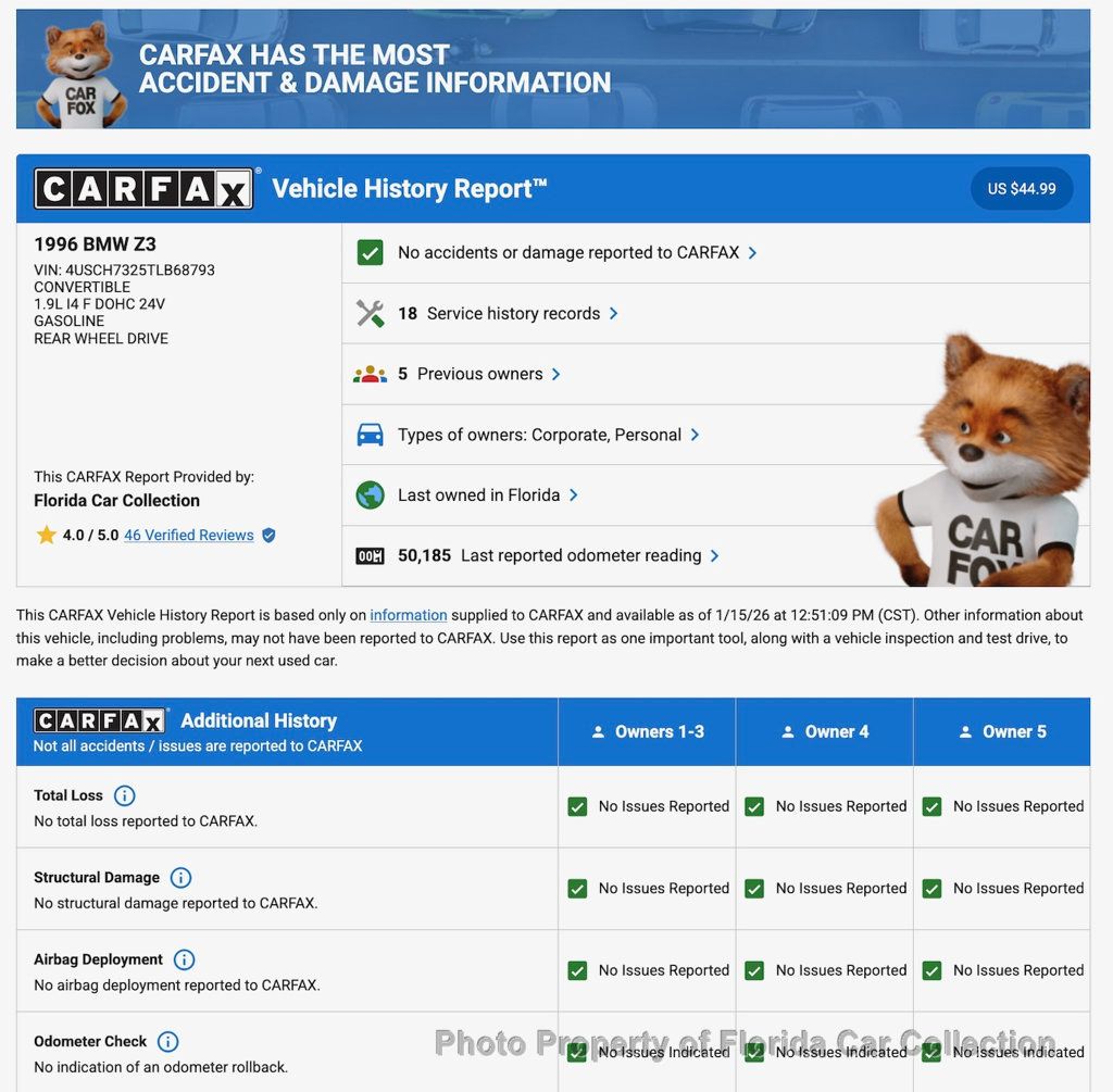 1996 BMW Z3 Roadster Convertible Premium - 22967420 - 84