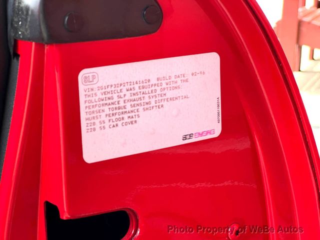 1996 Chevrolet Camaro 2dr Convertible Z28 SS - 22876960 - 30
