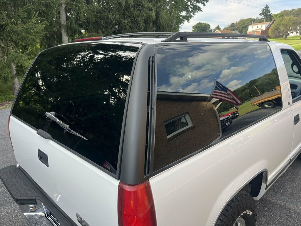 1996 Chevrolet Tahoe Hard To Find 2Door Chevy Tahoe 4x4 Rare Blue Interior Z71 Wheels - 23055623 - 36