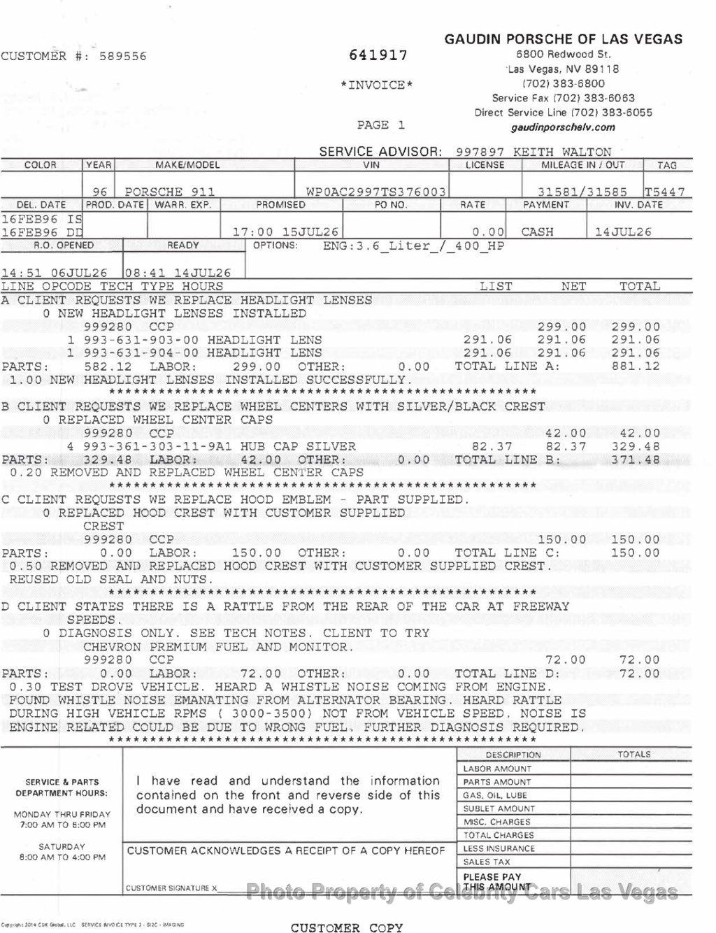 1996 Porsche 911 Carrera Turbo -- $40k in recent service - 23090698 - 38