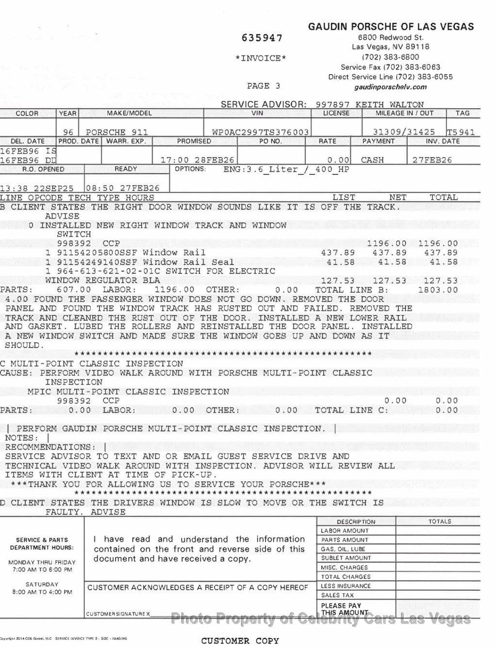 1996 Porsche 911 Carrera Turbo -- $40k in recent service - 23090698 - 41