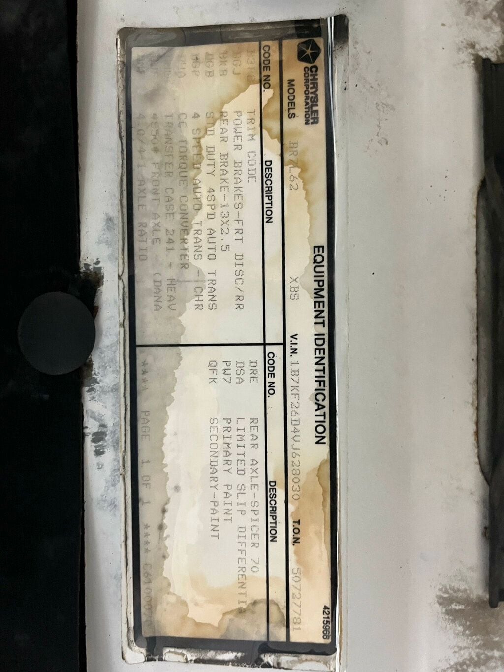 1997 Dodge Ram 2500 Legendary 12 Valve Cummins Turbo Diesel Regular Cab Long bed 4x4 - 23001274 - 12