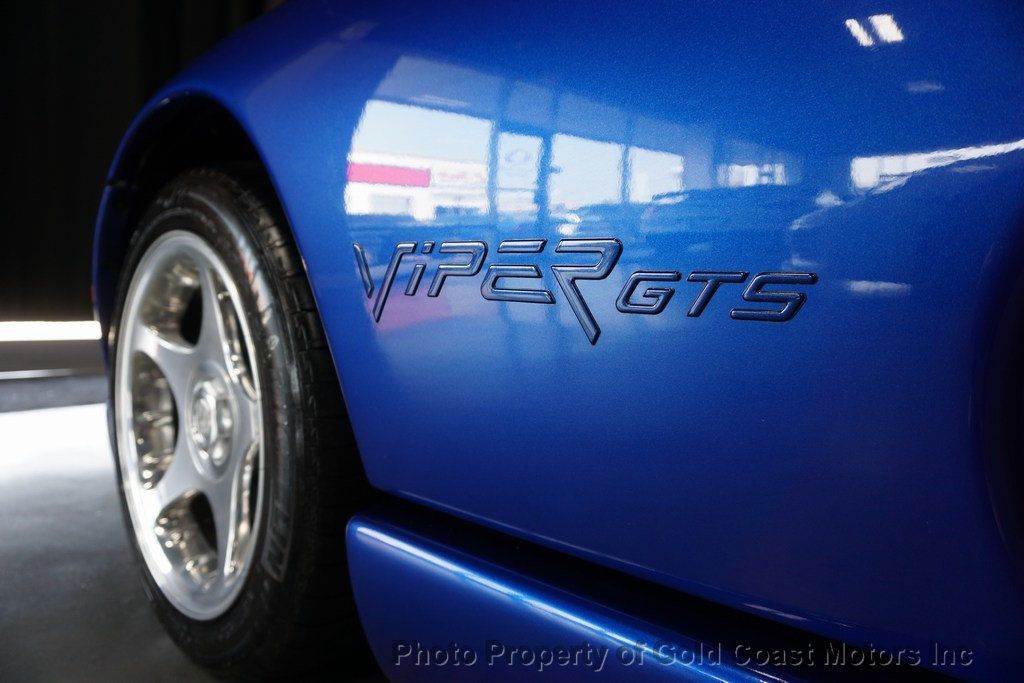1997 Dodge Viper GTS *Viper GTS* *Blue w/ White Stripes* *6-Speed Manual* - 21971118 - 45