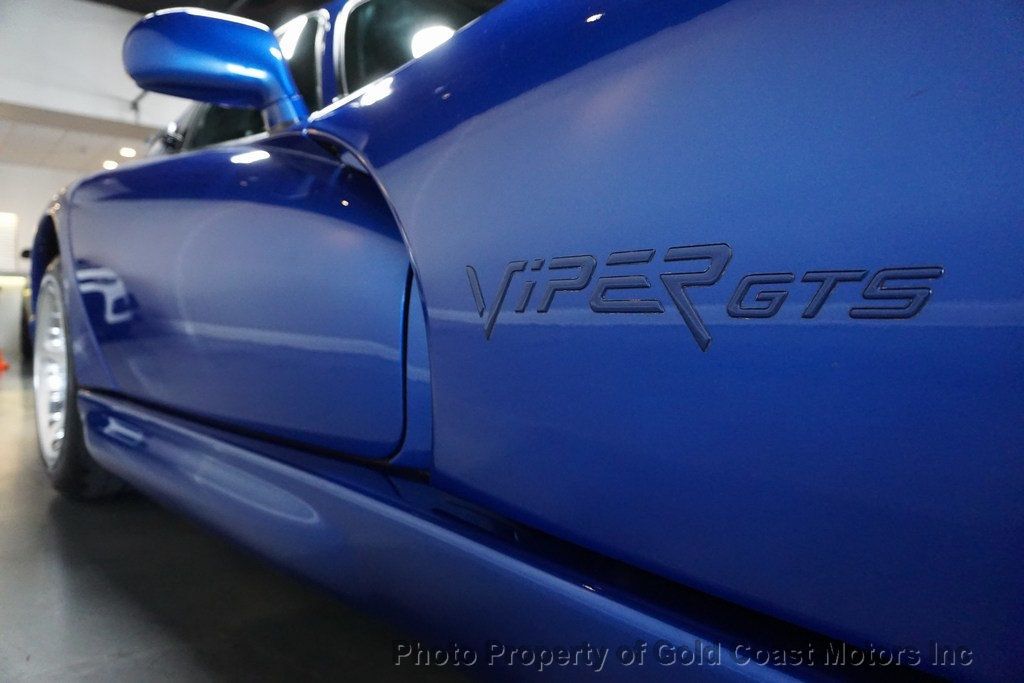 1997 Dodge Viper GTS *Viper GTS* *Blue w/ White Stripes* *6-Speed Manual* - 21971118 - 46