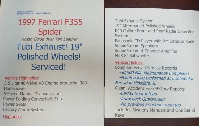 1997 Ferrari F355 Spider - 20933707 - 39