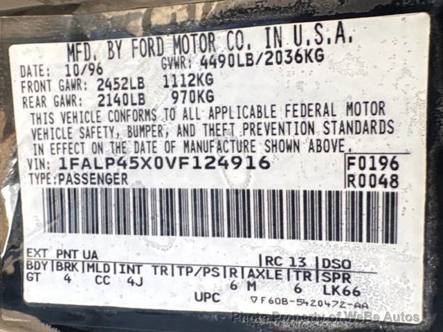1997 Ford Mustang 2dr Convertible GT - 23049478 - 48