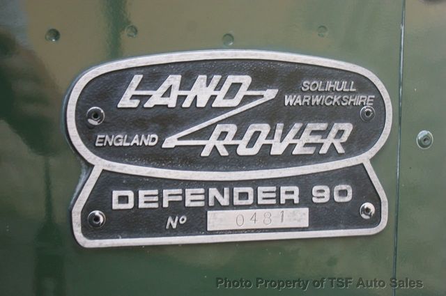 1997 Land Rover Defender 90 2dr Station Wagon Hard-Top ORIGINAL PAINT PRESTINE CONDITION - 15494167 - 19