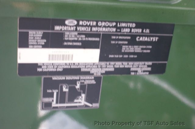 1997 Land Rover Defender 90 2dr Station Wagon Hard-Top ORIGINAL PAINT PRESTINE CONDITION - 15494167 - 55