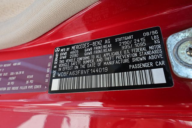 1997 Mercedes-Benz SL-Class SL320 2dr Roadster 3.2L - 23008442 - 59