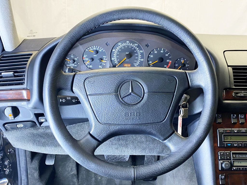1997 Mercedes-Benz S-Class 1 Owner / Black on Black / Texas car / Low Miles  - 22955354 - 29
