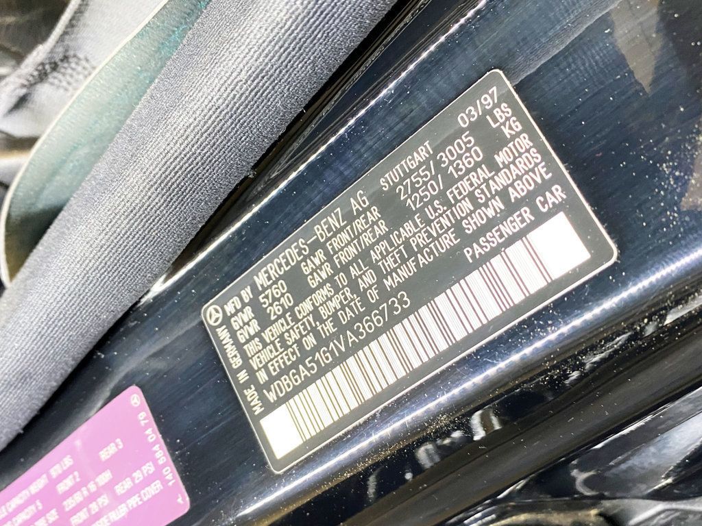 1997 Mercedes-Benz S-Class 1 Owner / Black on Black / Texas car / Low Miles  - 22955354 - 70