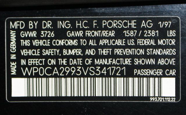 1997 Porsche 911 Carrera 993 CABRIOLET - 14890841 - 27