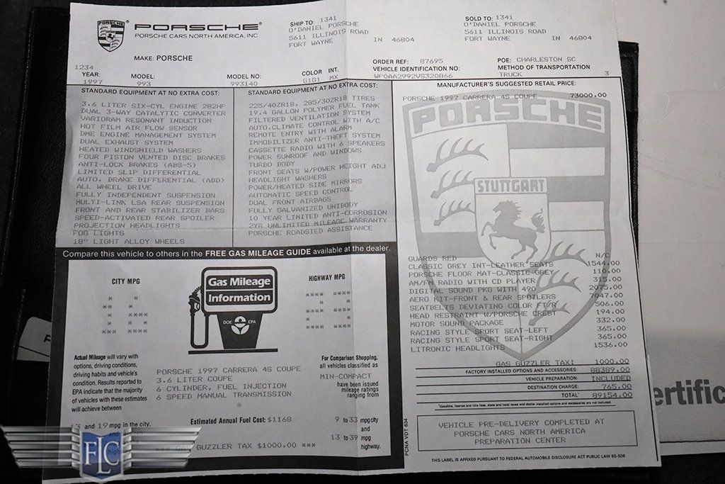 1997 Porsche 911 Carrera 4  - 23009032 - 31