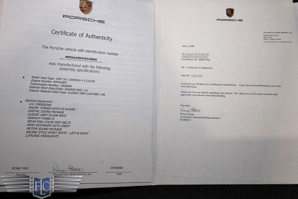 1997 Porsche 911 Carrera 4  - 23074283 - 33