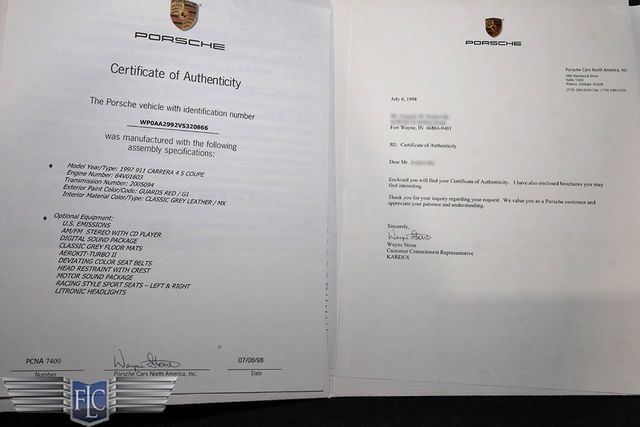 1997 Porsche 911 Carrera 4S 2dr Coupe Carrera 4S - 23009032 - 33