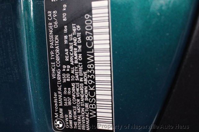 1998 BMW 3 Series M Roadster - 23009282 - 43