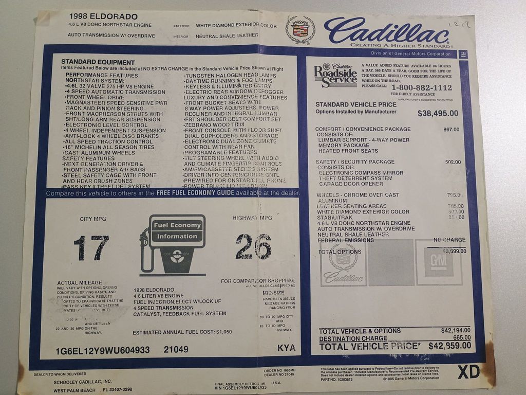 1998 Cadillac Eldorado Coach Builders Conversion 1 Owner Clean Carfax - 22992855 - 87